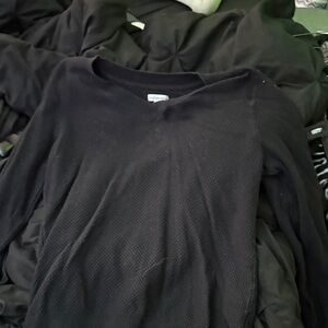 Croft & Barrow Black Crew Neck Sweater